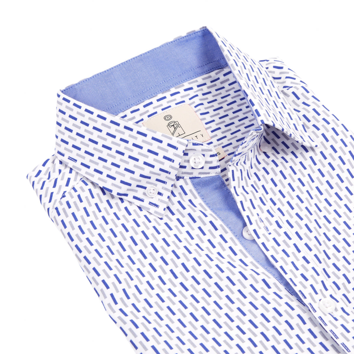 K1568 Mens REGULAR FIT Heritage Prints Button Down Short Sleeve Shirt - IDENTITY Apparel Shop