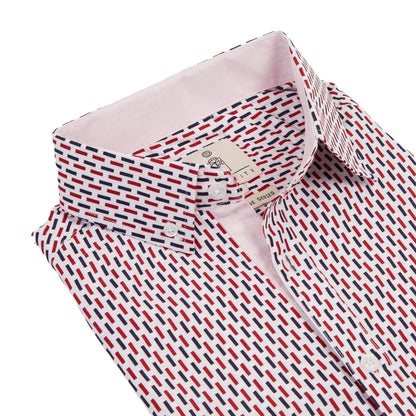 K1569 Mens REGULAR FIT Heritage Prints Button Down Short Sleeve Shirt - IDENTITY Apparel Shop