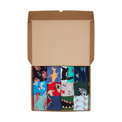 Animal Kingdom Box of Socks Gift Set - 12 Pairs - IDENTITY Apparel Shop