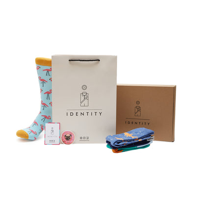 Animal Kingdom Box of Socks Gift Set - 12 Pairs - IDENTITY Apparel Shop