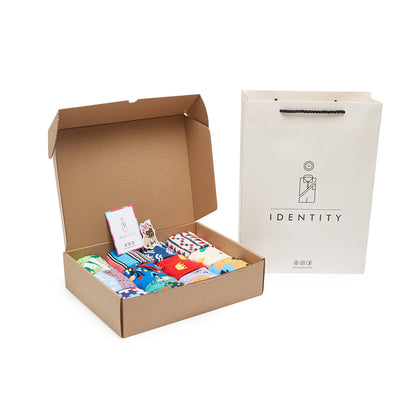 Daily Grind Box of Socks Gift Set - 12 Pairs - IDENTITY Apparel Shop