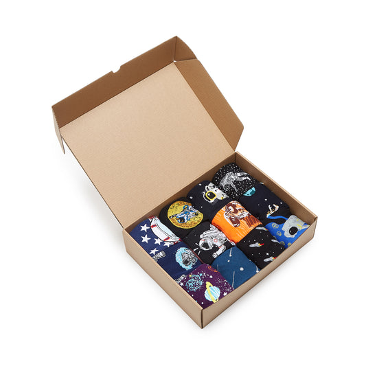 IDENTITY - Space Cowboy Box of Socks Gift Set - 12 Pairs - IDENTITY Apparel Shop