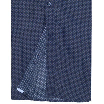 K1245 Mens REGULAR FIT Heritage Prints Button Down Short Sleeve Shirt - IDENTITY Apparel Shop