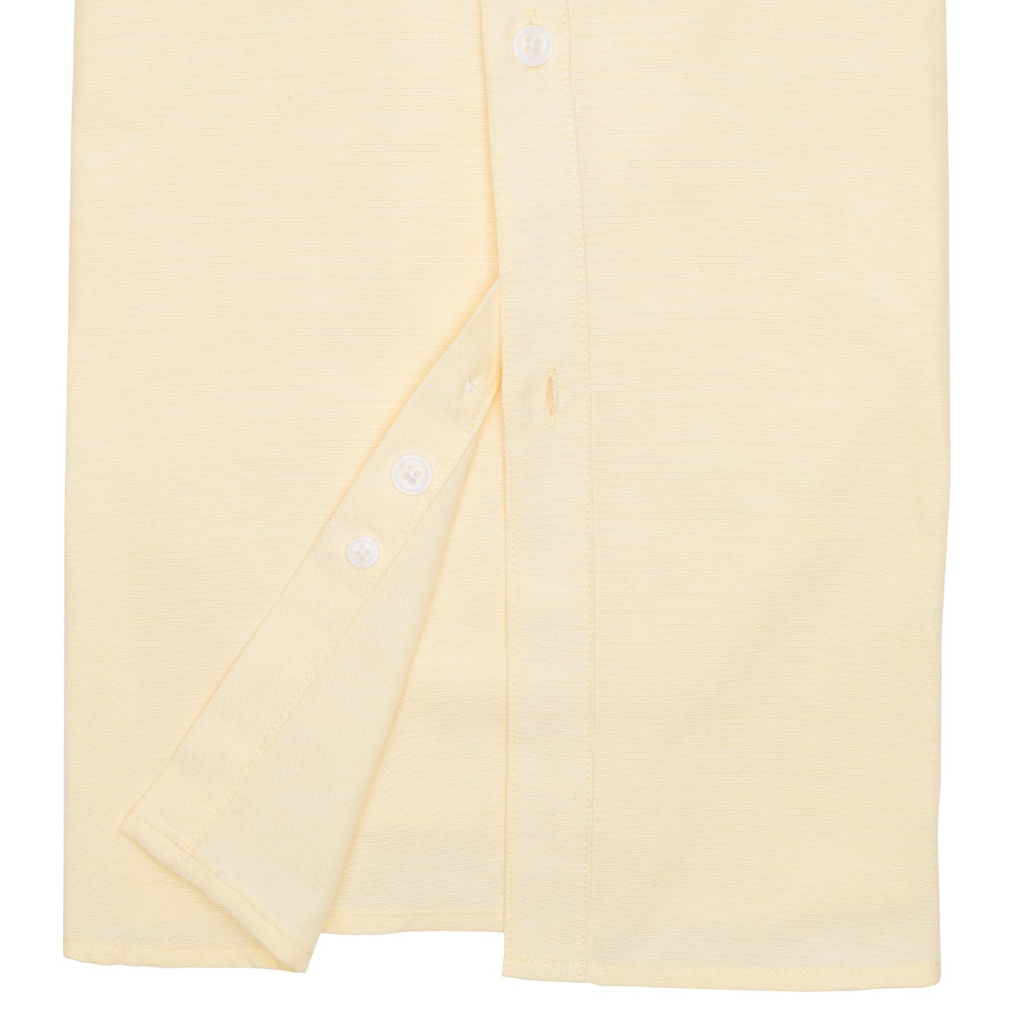 Mens REGULAR FIT Oxford Series Button Down Long Sleeve LIGHT YELLOW Shirt - IDENTITY Apparel Shop