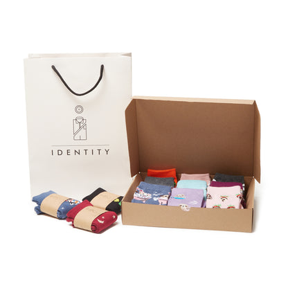 Mystery Box of Socks Gift Set - 10 Pairs - IDENTITY Apparel Shop