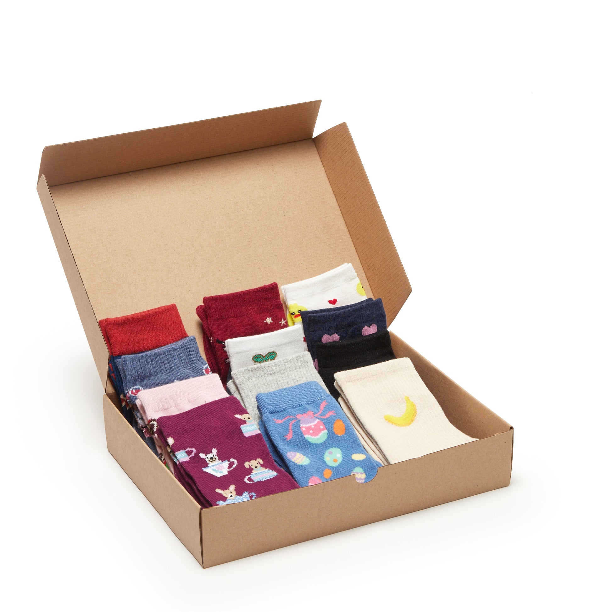 Mystery Box of Socks Gift Set - 10 Pairs - IDENTITY Apparel Shop