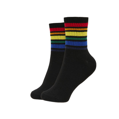 Retro Stripes Quarter Length Socks - IDENTITY Apparel Shop