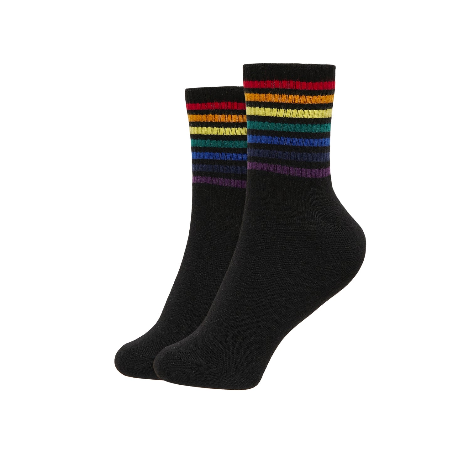 Retro Stripes Quarter Length Socks - IDENTITY Apparel Shop