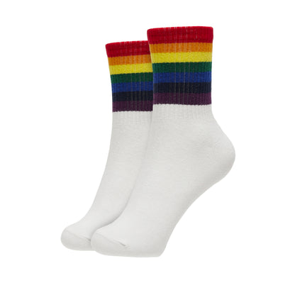 Retro Stripes Quarter Length Socks - IDENTITY Apparel Shop