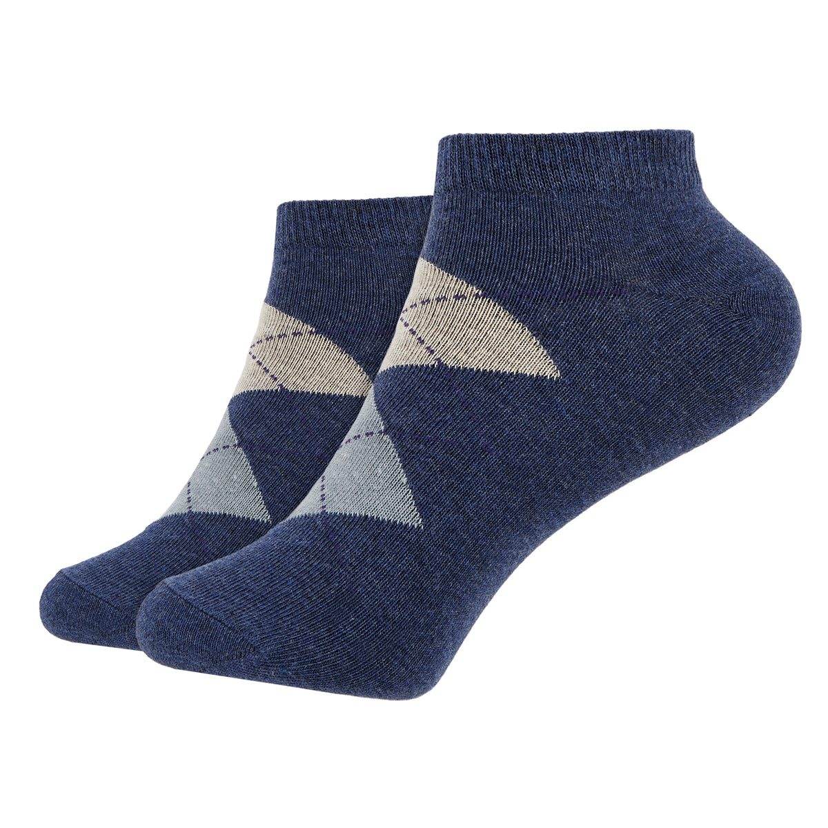 Womens Ankle Length Argyle Printed Socks 1.0 - IDENTITY Apparel Shop