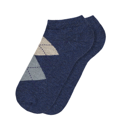 Womens Ankle Length Argyle Printed Socks 1.0 - IDENTITY Apparel Shop