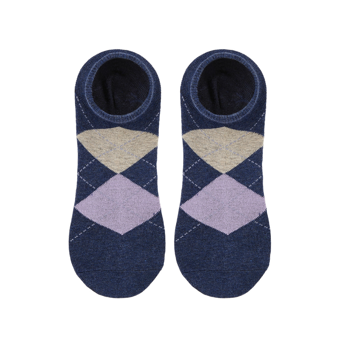 Womens Ankle Length Argyle Printed Socks 1.0 - IDENTITY Apparel Shop