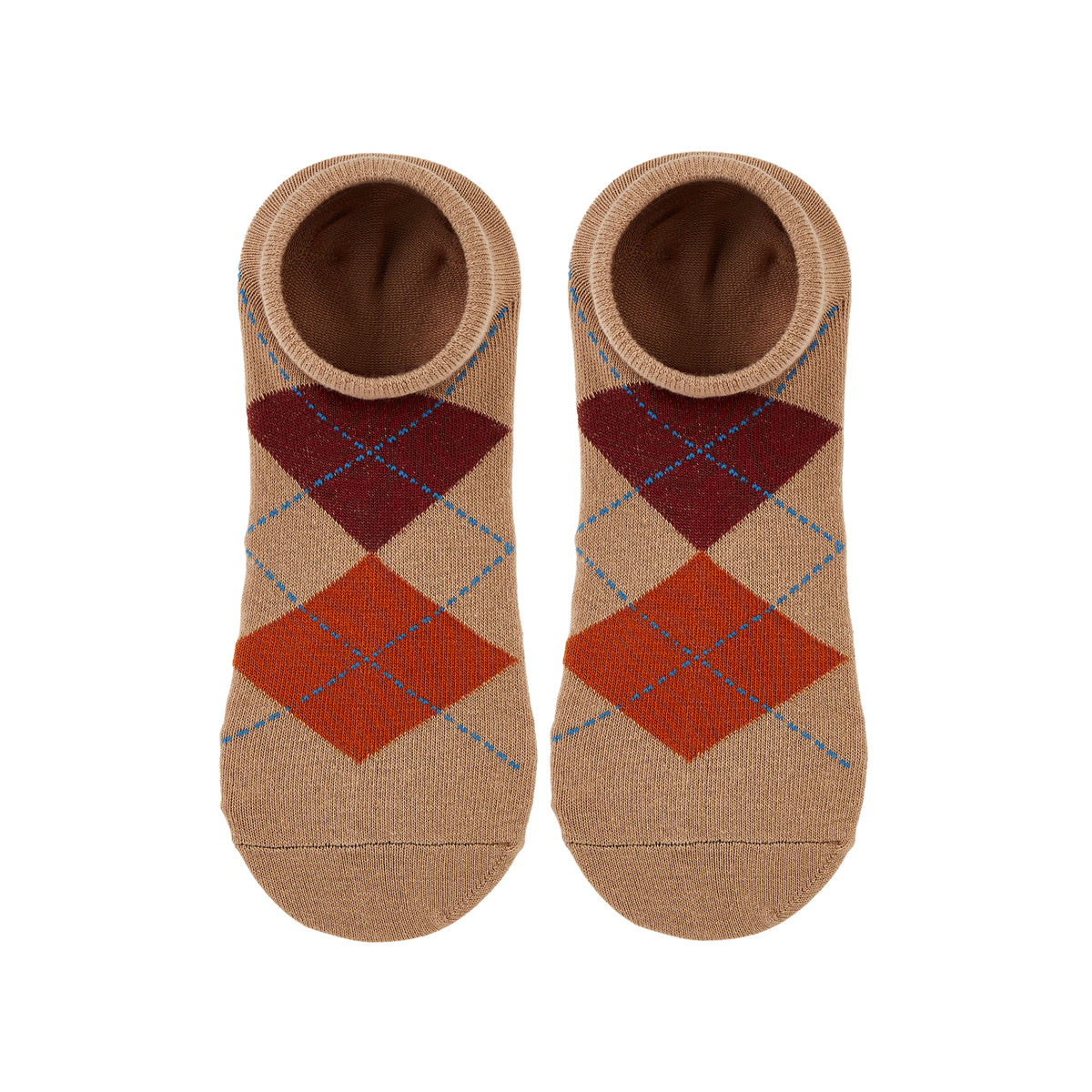Womens Ankle Length Argyle Printed Socks 1.0 - IDENTITY Apparel Shop