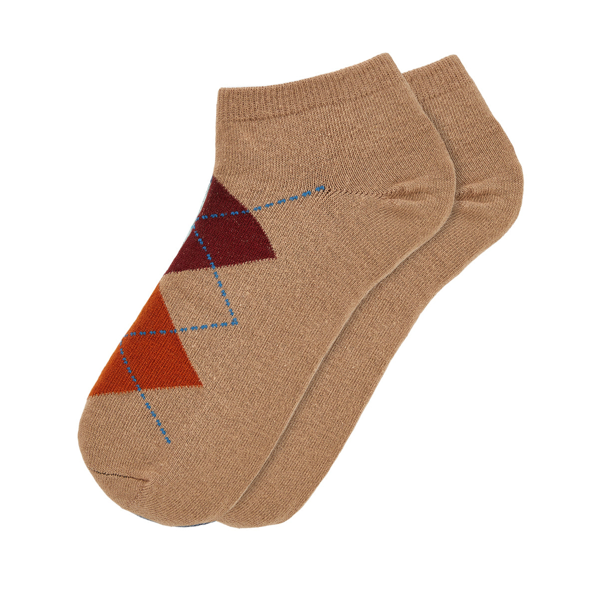 Womens Ankle Length Argyle Printed Socks 1.0 - IDENTITY Apparel Shop
