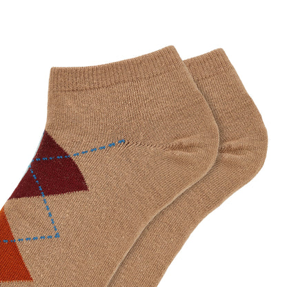 Womens Ankle Length Argyle Printed Socks 1.0 - IDENTITY Apparel Shop