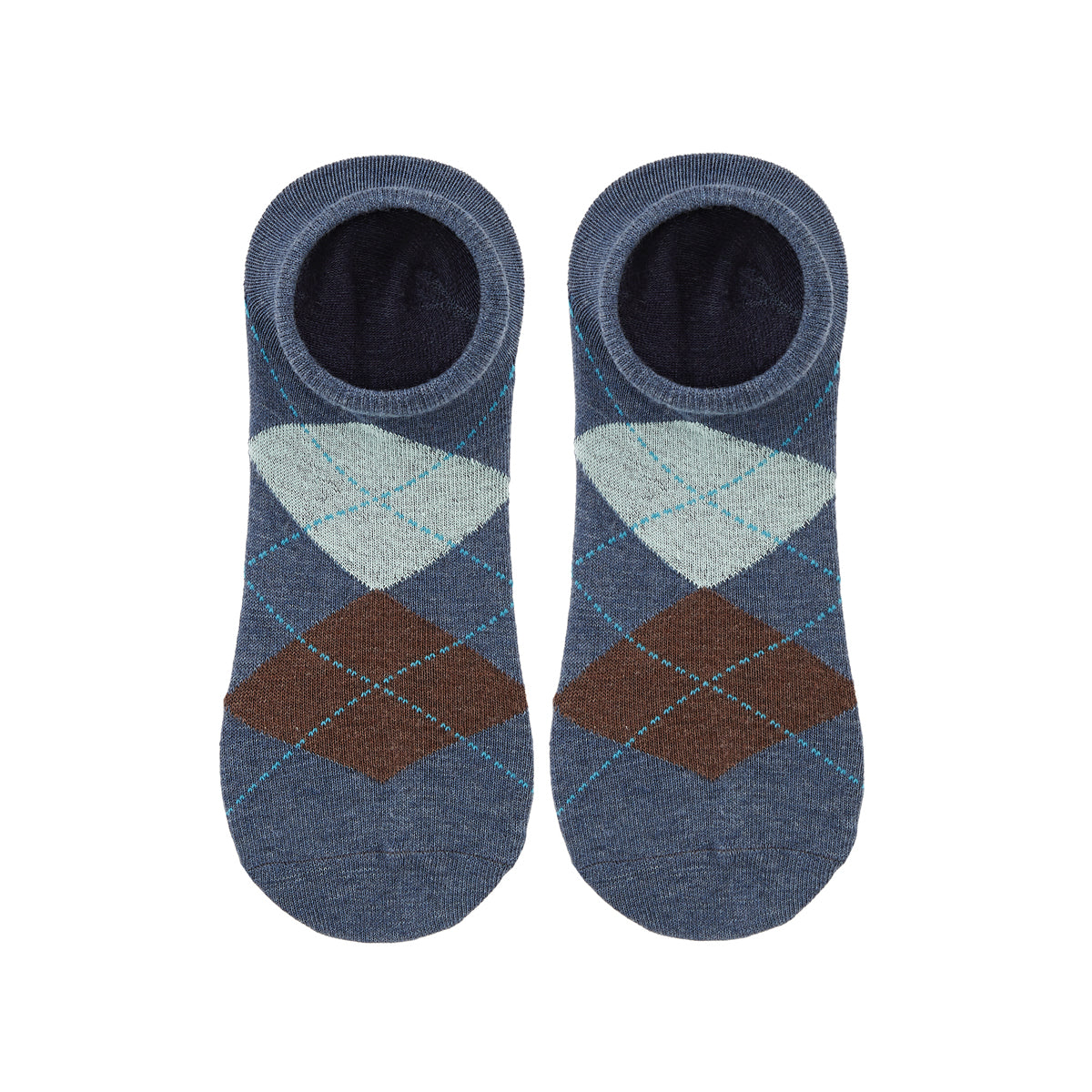 Womens Ankle Length Argyle Printed Socks 1.0 - IDENTITY Apparel Shop