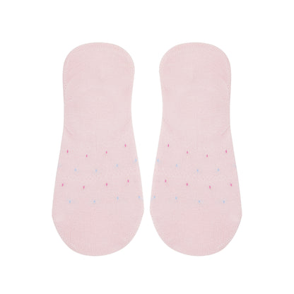 Women's Colored Invisible Dotted Foot Socks - IDENTITY Apparel Shop