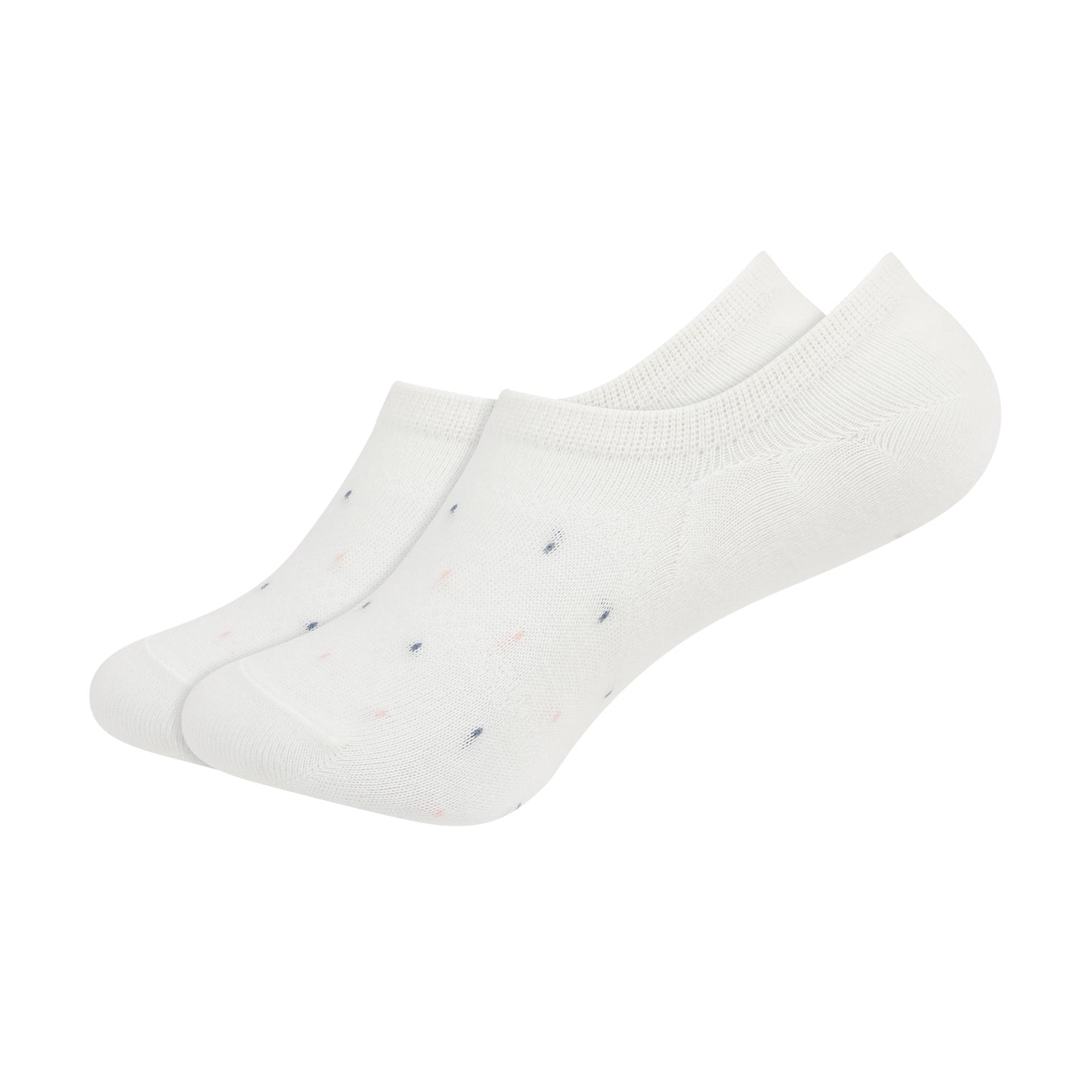 Women's Colored Invisible Dotted Foot Socks - IDENTITY Apparel Shop