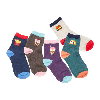 Womens Junk Food Series Quarter Length Socks - IDENTITY Apparel Shop