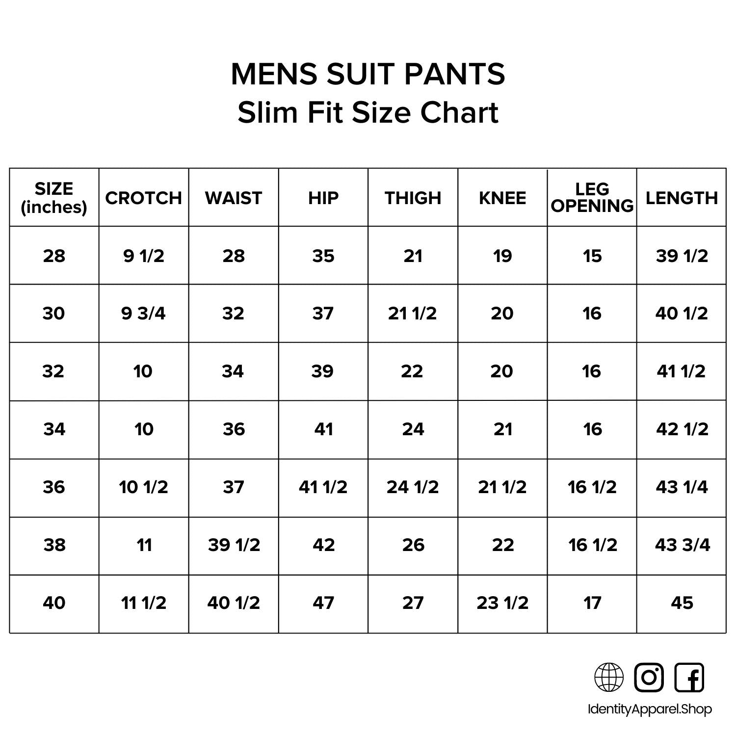 PROFILE Men's Corporate Wear Office Dress Pants - Black - IDENTITY Apparel Shop