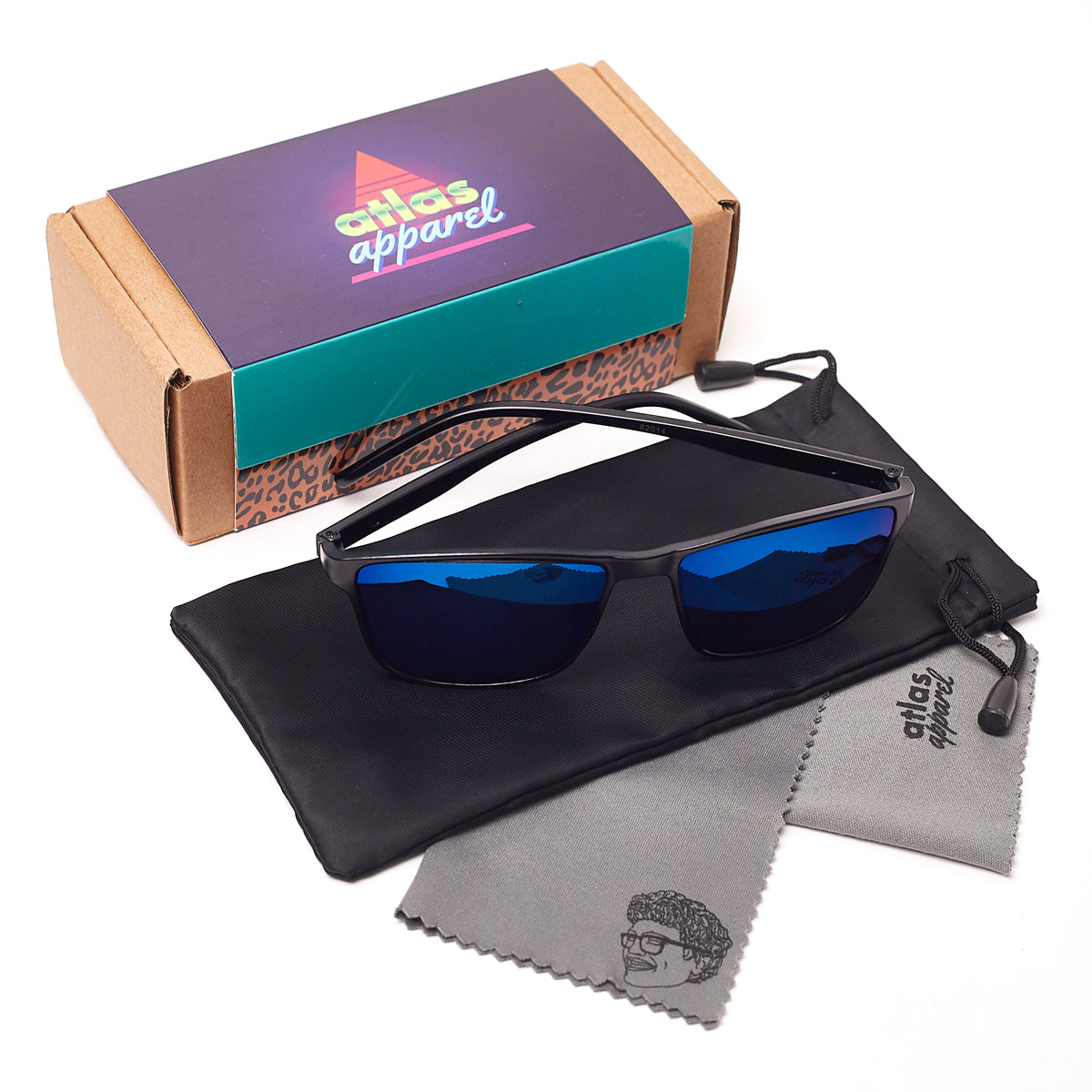 KENZO (Size 53) UV-Protected Mens Mirrorized Square Sunglasses - IDENTITY Apparel Shop