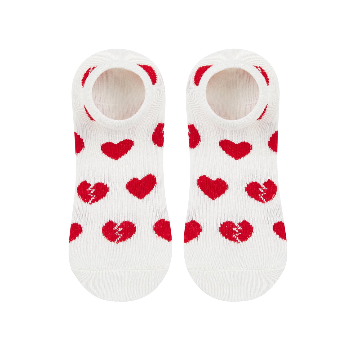 Heartbreak Printed Ankle Socks - IDENTITY Apparel Shop
