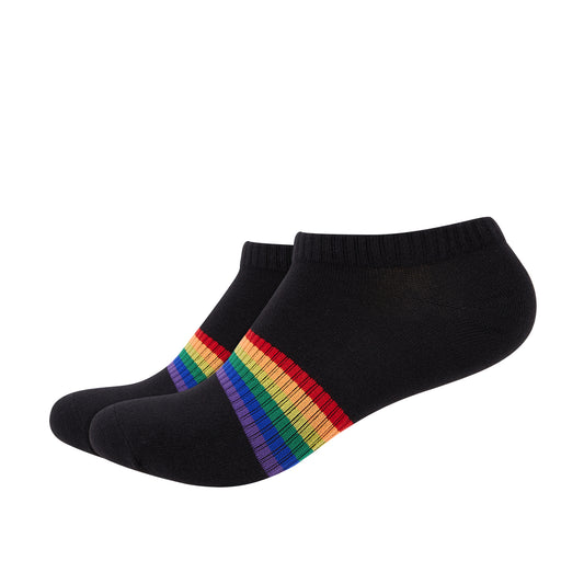 Womens Retro Stripes Ankle Length Socks - IDENTITY Apparel Shop