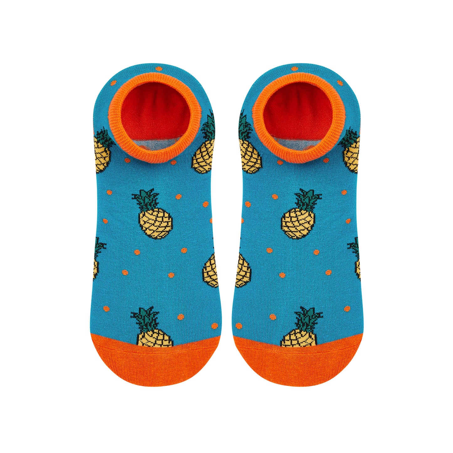 Pineapple Printed Ankle Socks - IDENTITY Apparel Shop
