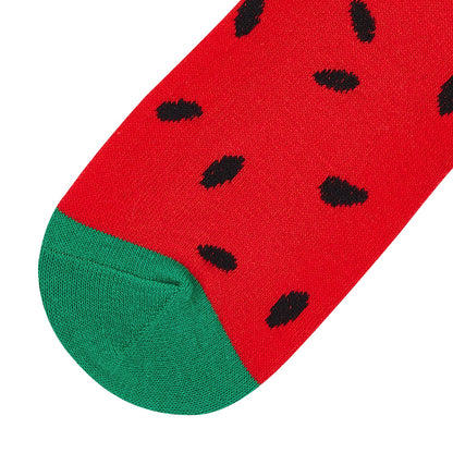 Womens Watermelon Printed Quarter Length Socks - IDENTITY Apparel Shop
