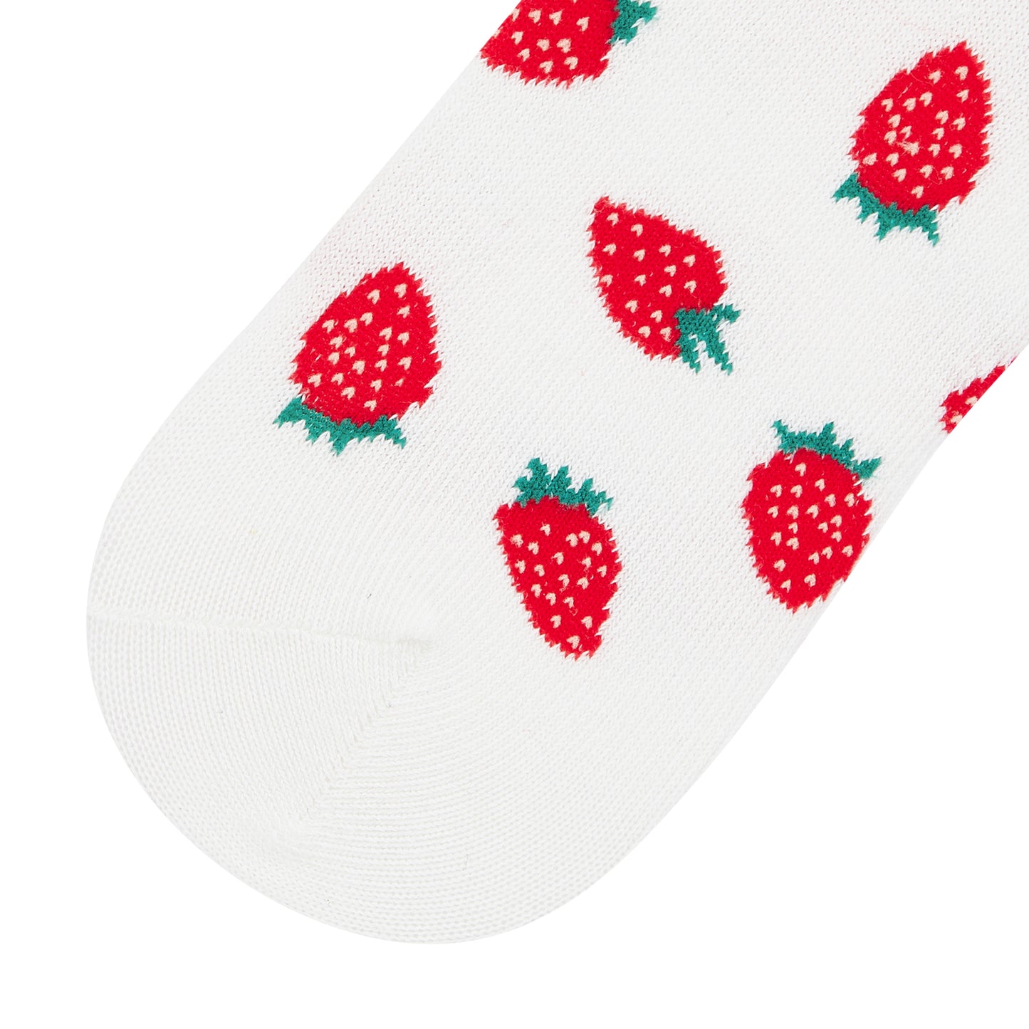 Womens Strawberry Printed Quarter Length Socks - IDENTITY Apparel Shop